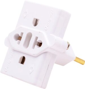 Adaptador de Enchufe Tipo T 10A - Blanco