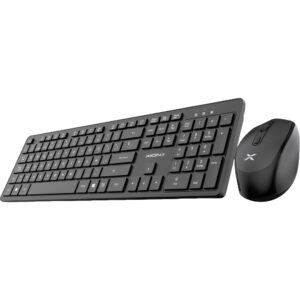 Kit Teclado + Mouse Xion XI-KBCOMBOW2 Inalámbrico - Black (Español)