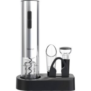 Abridor Eléctrico de Vino + Kit Xion XI-WINE15 - Inox