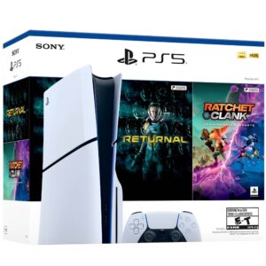 Consola Sony Playstation 5 Standard Slim 1 TB + 2 Juegos (Returnal + Ratchet & Clank)
