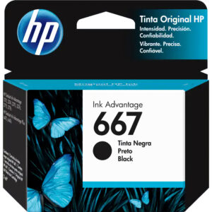 Cartucho de Tinta HP 667 3YM79AL - Negro