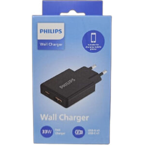 PHILIPS CARGADOR DLP4322CB/70 33W USB-C/A S/CABLE