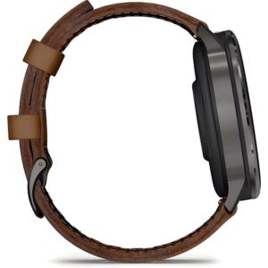 Reloj Smartwatch Garmin Venu 4 45 mm - Slate/Brown (010-03013-02) + Banda