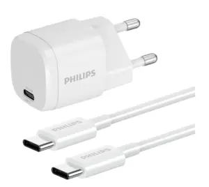 PHILIPS CARGADOR DLP4312C/70 USB-C A USB-C 20W C/CABLE