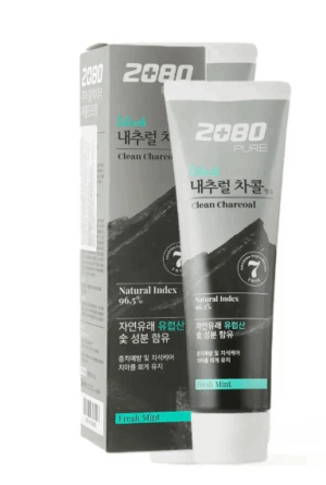 2080 PURE BLACK CLEAN CHARCOAL PASTA 120G