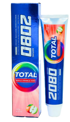 AEKYUNG 2080 TOTAL APPLE ORANGE MINT TOOTHPASTE 120G