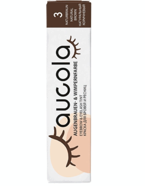 AUCOLA NATURAL BROWN EYEBROW & EYELASH TINT 15ML